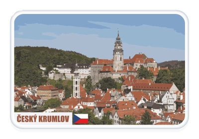 Samolepka - Český Krumlov